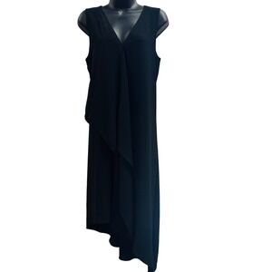 navy blue dress for baby girl Asymmetrical Mockneck Bodycon Dress main image 0